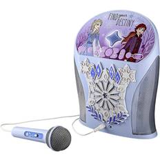 Toys Disney eKids Frozen Bluetooth Karaoke with EZ Link Technology Light Blue Light Blue