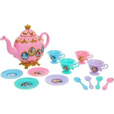 Disney Princess 13-Piece Ceramic Tea Set | Ariel, Cinderella, Jasmine, Belle