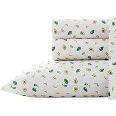 Twin XL Bed Sheets Poppy & Fritz Avocados Bed Sheet Green (243.84x167.64)