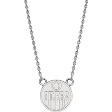 LogoArt NHL Edmonton Oilers Small Necklace - Silver
