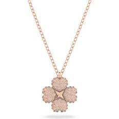 Swarovski Latisha Flower Pendant Necklace - Rose Gold/Pink