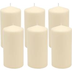 Stonebriar Collection Pillar Ivory Candle 9.8" 6