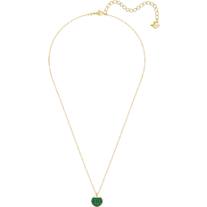 Swarovski Ginger Pendant Necklace - Gold/Transparent/Green