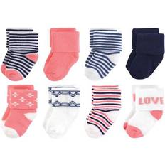 Touched By Nature Organic Terry Socks 8-pack - Love (10766427)
