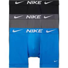 Nike Dri-FIT Essential Micro Boxer 3-pack - Blue/Grey/Black • Price »