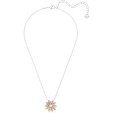 Swarovski Eternal Flower Pendant Necklace - Silver/Multicolour