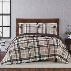 Truly Soft Paulette Plaid Quilts Brown (228.6x172.72)