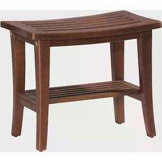 Brown Seating Stools Hillsdale Furniture Preston Seating Stool 17.2"