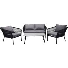 Armstützen Lounge-Sets Venture Design Lindos Lounge-Set, 1 Bord inkl. 2 Stolar & 1 Soffor