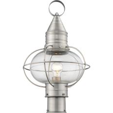 Glass Pole Lighting Livex Lighting Newburyport Lamp Post 19.8"