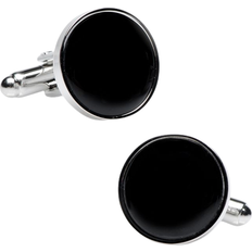 Ox and Bull Cufflinks - Silver/Onyx