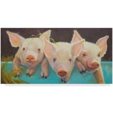 Trademark Fine Art Carolyne Hawley Life As A Pig I Poster 24x12"