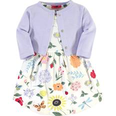 Touched By Nature Organic Cotton Dress & Cardigan - Flutter Garden (10161430)