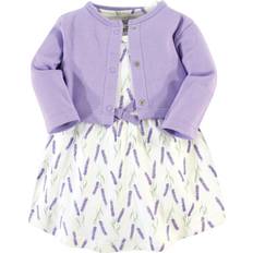 Purple Dresses Children's Clothing Touched By Nature Organic Cotton Dress & Cardigan - Lavender (10167745)