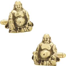 Gold Cufflinks Cufflinks Inc Smiling Buddha Cufflinks - Gold