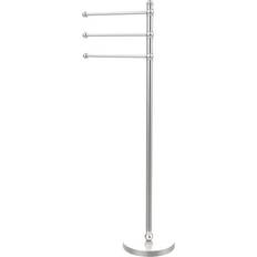 Allied Brass 49 Inch Towel Stand with 3 Pivoting Arms (GLT-3-SCH)