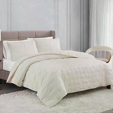 Twin XL Quilts Badgley Mischka Tufted Quilts Beige (228.6x172.72)