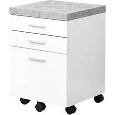 Retractable Drawer Cabinets Monarch Specialties Filing Storage Cabinet 18.2x25.2"