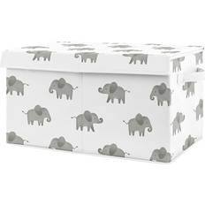 Sweet Jojo Designs Elephant Toy Bin