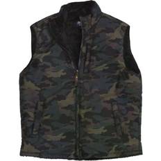 Smith Camo Sherpa Lined Vest - Green/Black