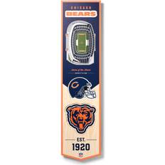 YouTheFan Chicago Bears 3D StadiumView Banner