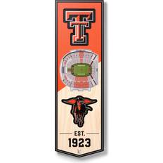 YouTheFan Texas Tech Red Raiders 3D StadiumView Banner