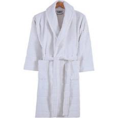 Women Robes Ozan Premium Home Mirage Bathrobe Unisex - White