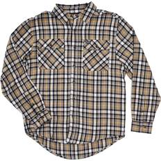 Smith Plaid 2-Pocket Flannel Shirt - Gray Light
