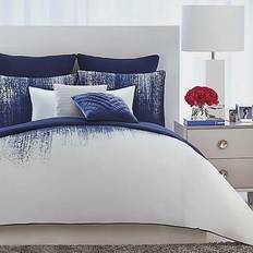 Vince Camuto Lyon Duvet Cover White, Blue (243.84x)