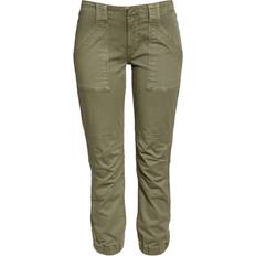 Frame Banded Bottom Trapunto Moto Pant - Washed Aloe