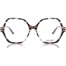 Multifargete Briller Guess GU 2831 055, including lenses, BUTTERFLY Glasses, FEMALE