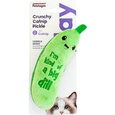 Cat - Dog Toys Pets PetStages Crunchy Pickle Kicker Dental Cat Toy Green One-Size