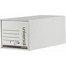 DIY Accessories Universal Heavy-duty Storage Drawers, Letter Files, 14" X 25.5" X 11.5" White, 6/carton UNV85300 White