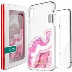 Ghostek Agate Clear Glitter Case for iPhone XS Max