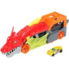 Mattel Toy Cars Mattel Dragon Launch Transporter Vehicle