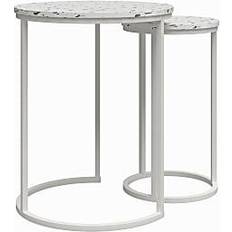 CosmoLiving by Cosmopolitan Amelia Nesting Table 18x18" 2