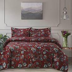 Tribeca Living Amara Duvet Cover Red (243.84x177.8)