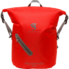 Gecko Lightweight Waterproof 30L Backpack - Red/Grey