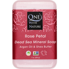 One With Nature Dead Sea Mineral Soap Rose Petal 7.1oz