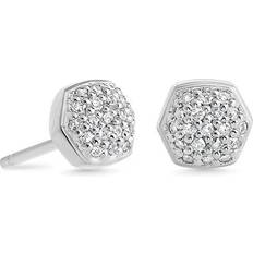 Kendra Scott Silver Earrings Kendra Scott Davie Stud Earrings - Silver/Diamond