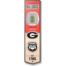 YouTheFan Georgia Bulldogs 3D StadiumView Banner