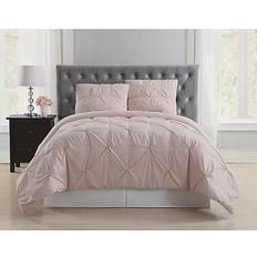California King - Pink Bed Linen Truly Soft Pleated Bedspread Pink (228.6x172.72)