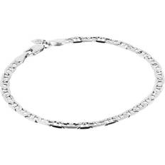Svarte Armbånd Maria Black Carlo Medium Bracelet - Silver