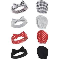 Hudson Cotton Headband and Scratch Mitten Set - Houndstooth (10117547)