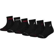 Nike Kid's Toddler Jordan Ankle Socks 6-pack - Black (BJ0342-023)