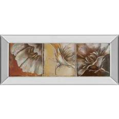 Classy Art The Three Poppies Il Framed Art 42x18"