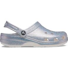 Silver - Women Outdoor Slippers Crocs Classic Glitter - Multi