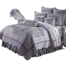American Heritage Textiles Lavender Quilts Purple (228.6x228.6)