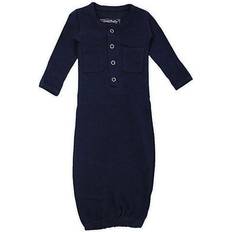 L'ovedbaby Organic Gown - Navy (OR442n)