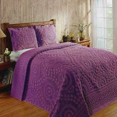 Better trends Rio Bedspread Purple (279.4x205.74)